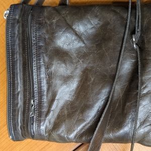 M0851 pocket bag, taupe brown, adjustable strap